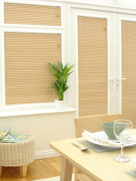 Perfect fit blinds to door and window